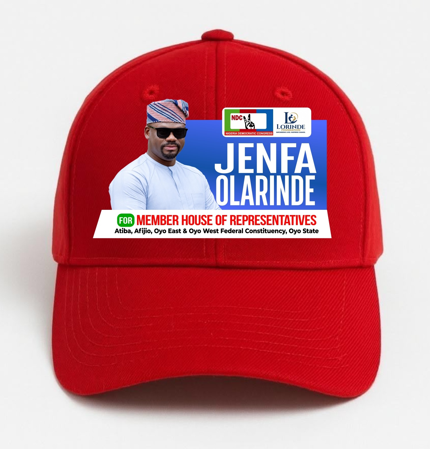 Red Jenfa Olarinde campaign cap
